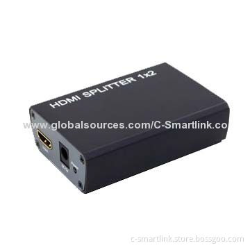 HDMI Splitter with Long Distance Transmission, Supports HDCP